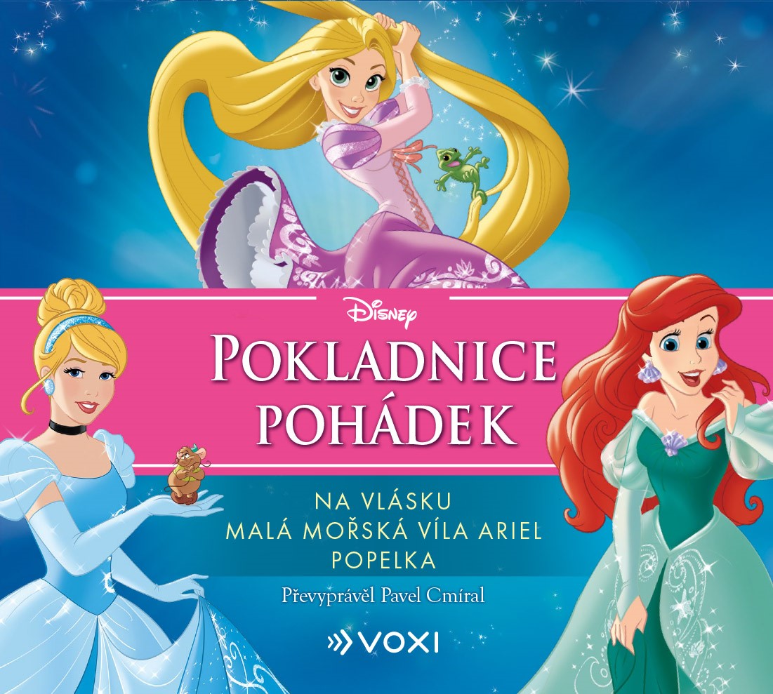 Disney - Na vlásku, Malá mořská víla Ariel, Popelka (audiokniha po děti)
