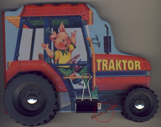 Traktor - leporelo s kolieskami