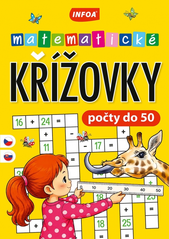 Matematické krížovky - počty do 50