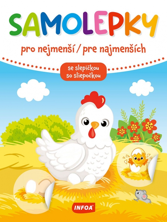 Samolepky pre najmenších - so sliepočkou