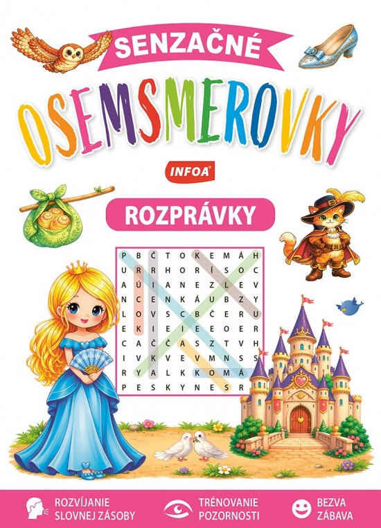 Senzačné osemsmerovky pre deti - Rozprávky