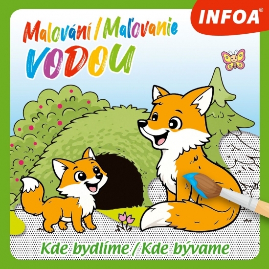 Maľovanie vodou - Kde bývame