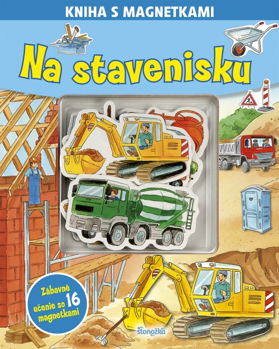 Kniha s magnetkami: Na stavenisku