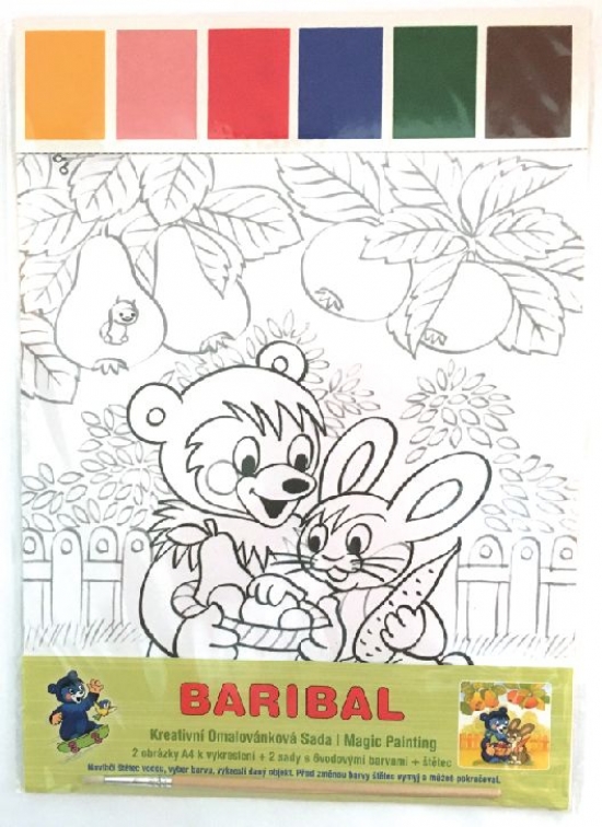 Kreatívna omaľovanková sada Baribal