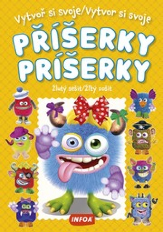 Vytvor si svoje príšerky / Žltý zošit + samolepky