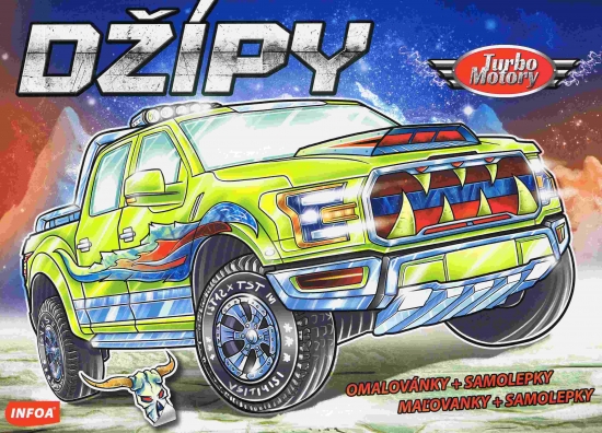 Turbo Motory – Džípy + samolepky