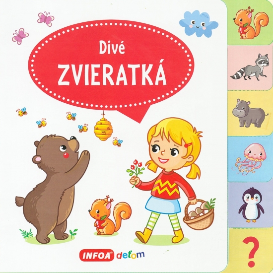 Divé zvieratká - Veľká knižka so záložkami