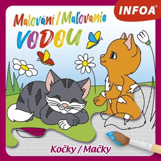 Malování / Maľovanie vodou – Kočky