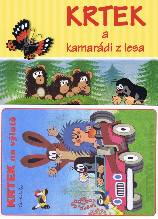 Kreatívny set: Omaľovanky Krtko  + Krtko a škola