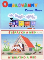 Kreatívny set: Omaľovanky Zdeňka Milera +  Šteniatko a med
