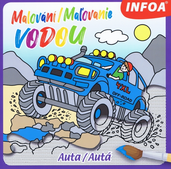 Malování / Maľovanie vodou – Auta