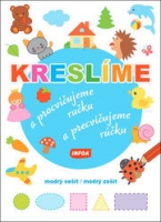 Kreslíme a procvičujeme ručku - modrý sešit