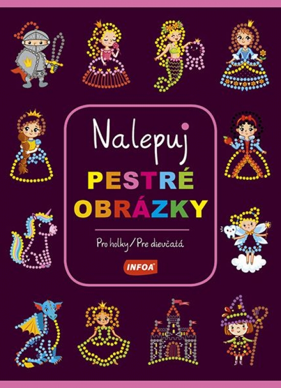 Nalepuj pestré obrázky - Pre dievčatá