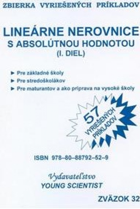 Lineárne nerovnice s absolútnou hodnotou 1.