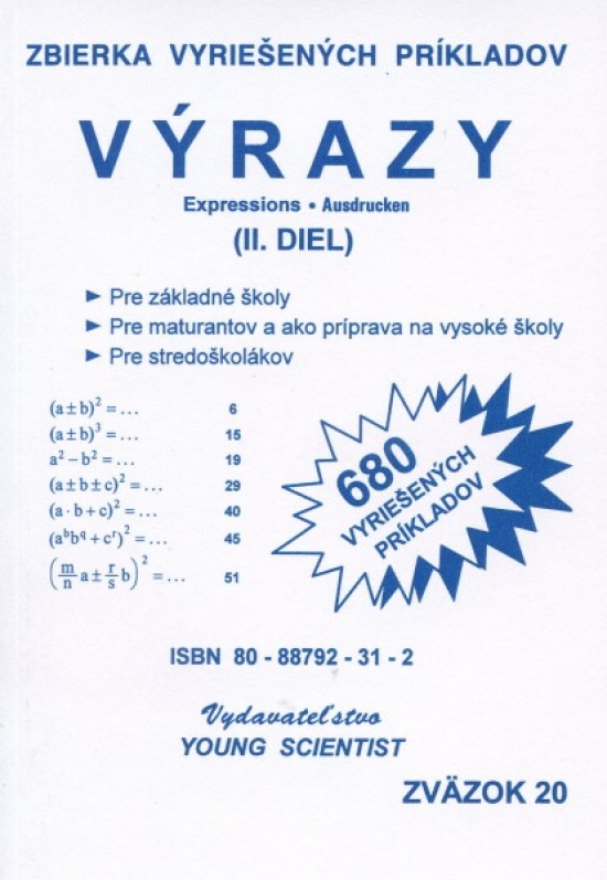 Výrazy II. diel