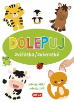 Dolepuj zvieratká - zelený zošit