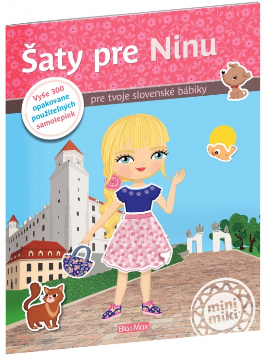 Šaty pre NINU - Kniha samolepiek