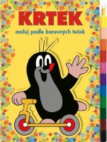 Krtek - Maluj podle barevných teček