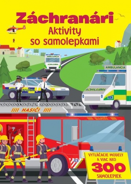 Záchranári Aktivity so samolepkami