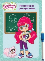 Strawberry: Stíratelný activity book A5 + stíeratelný popisovač s plstěným hrotom