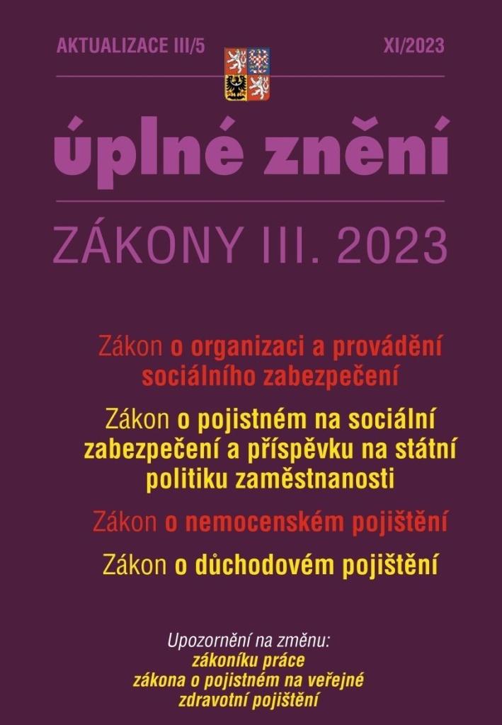 Aktualizace 2023 III/5 - o organizaci...