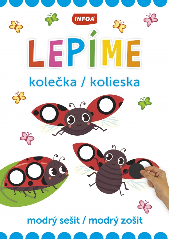 Lepíme kolieska - modrý zošit