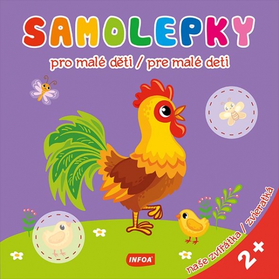 Samolepky pre malé deti - Naše zvieratká