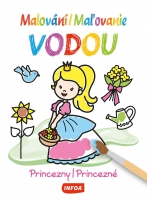 Maľovanie vodou - Princezné