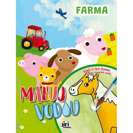 Maľuj vodou - Farma (A4)