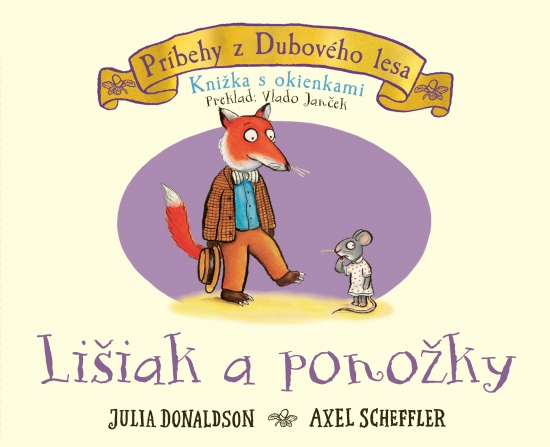 Lišiak a ponožky - knižka s okienkami