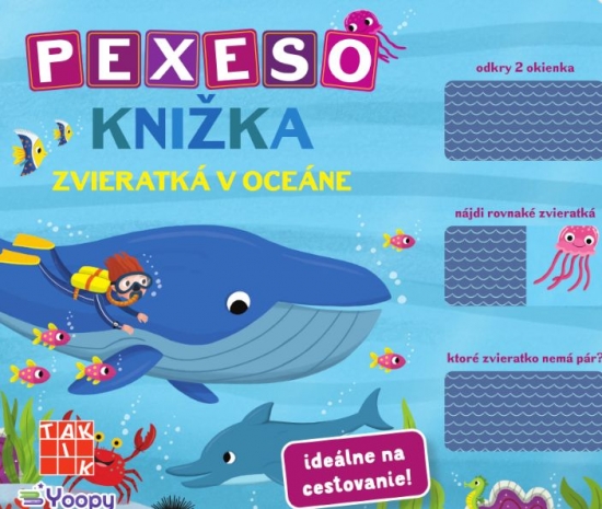 Pexeso knižka - Zvieratká v oceáne