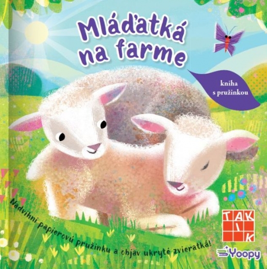Mláďatká na farme - kniha s pružinkou