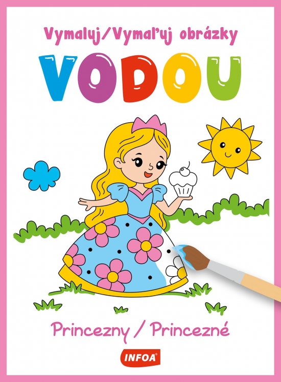 Vymaľuj obrázky vodou - Princezné