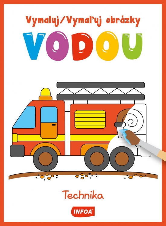 Vymaľuj obrázky vodou - Technika