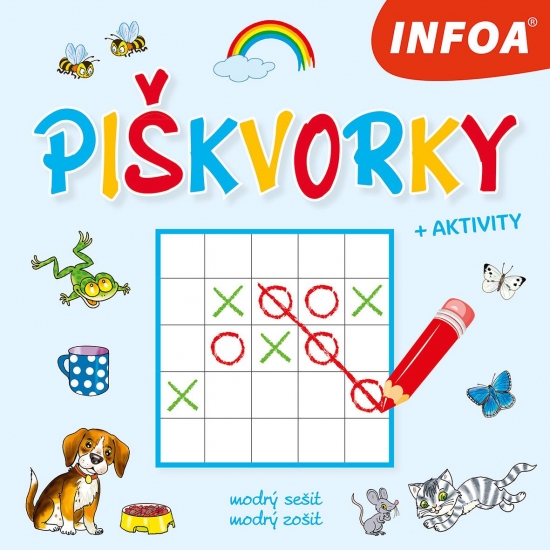 Piškvorky + Aktivity - modrý zošit