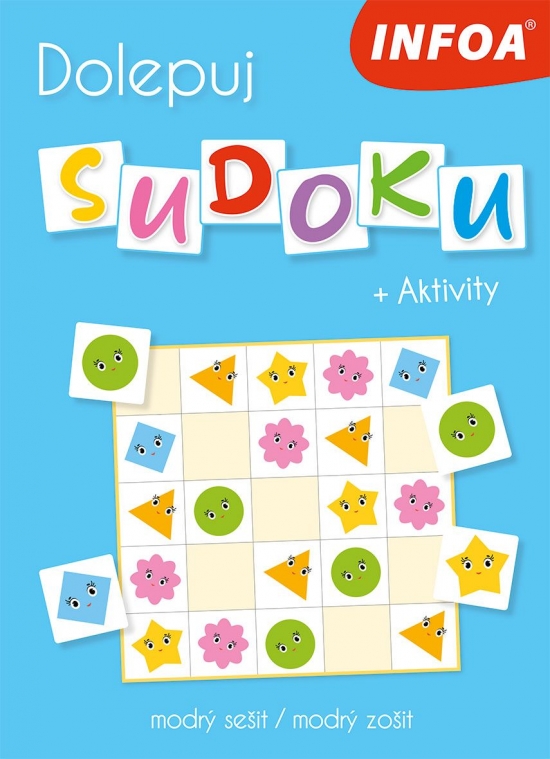 Dolepuj sudoku + Aktivity - modr seit / modr zoit (CZ/SK vydanie)