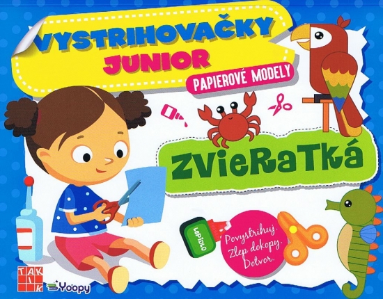 Zvieratká - Vystrihovačky junior