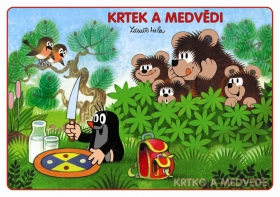 Krtko a medvede A5